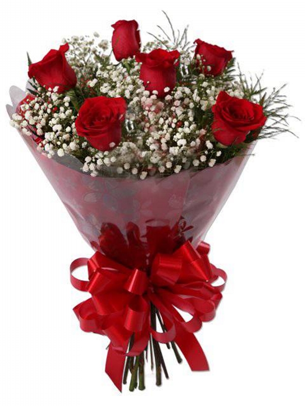 Buque 6 Rosas Vermelhas